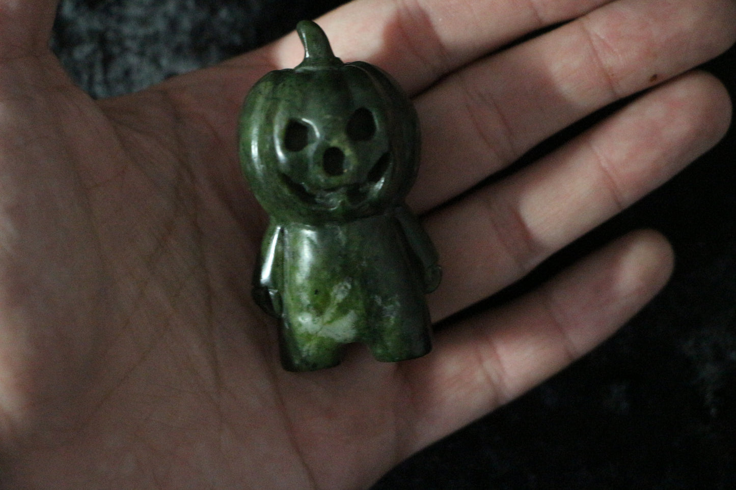 Jade Pumpkin Head Person