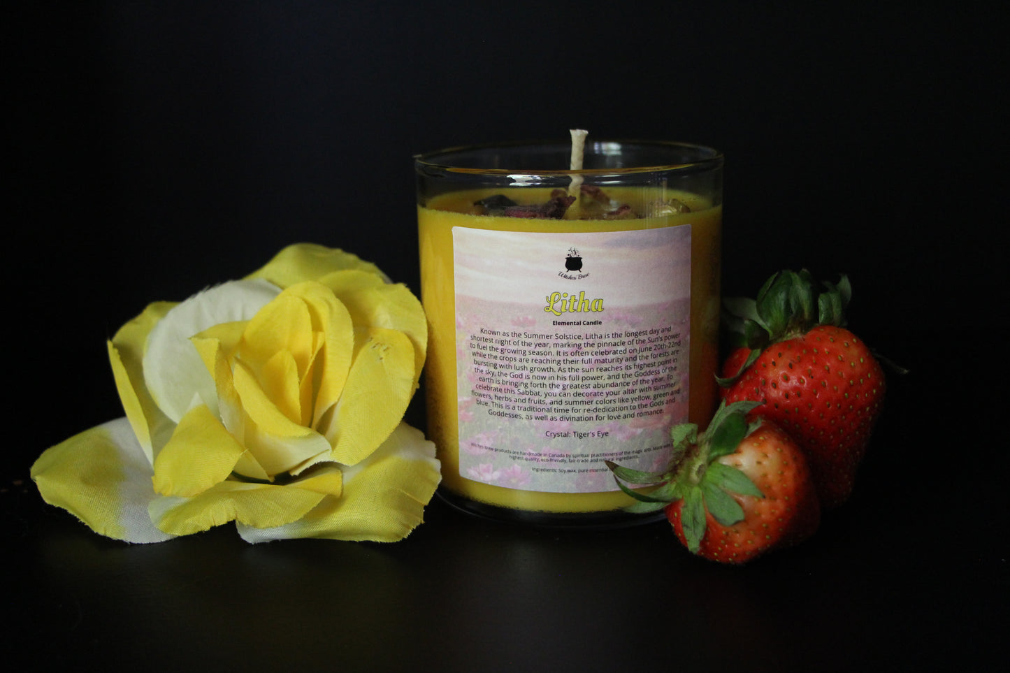 Litha Candle