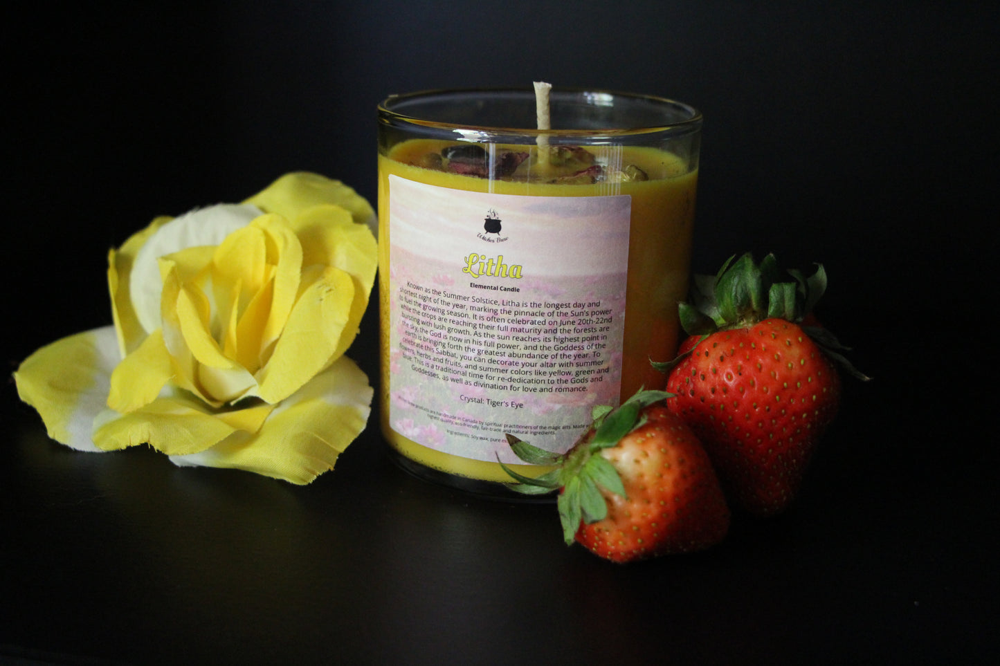Litha Candle