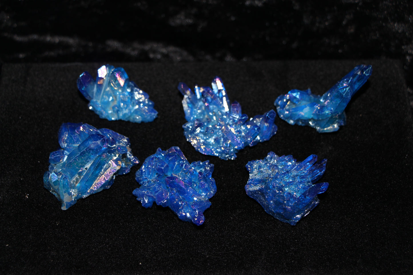Blue Aura Quartz Raw Pieces