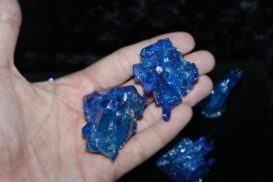 Blue Aura Quartz Raw Pieces