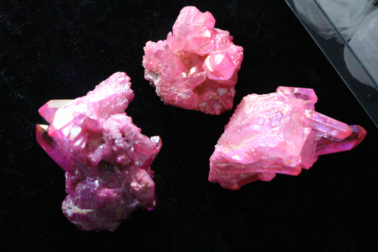 Pink Aura Quartz Raw Pieces