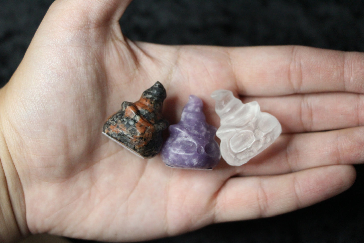 Mini Pumpkins with Witch Hats